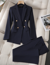 Ensemble blazer bleu