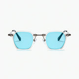 transparent/bleu